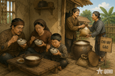 Ăn cháo để gạo cho vay